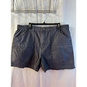 Cabela utility‎ shorts size 42 dark gray multi pockets rn#56835